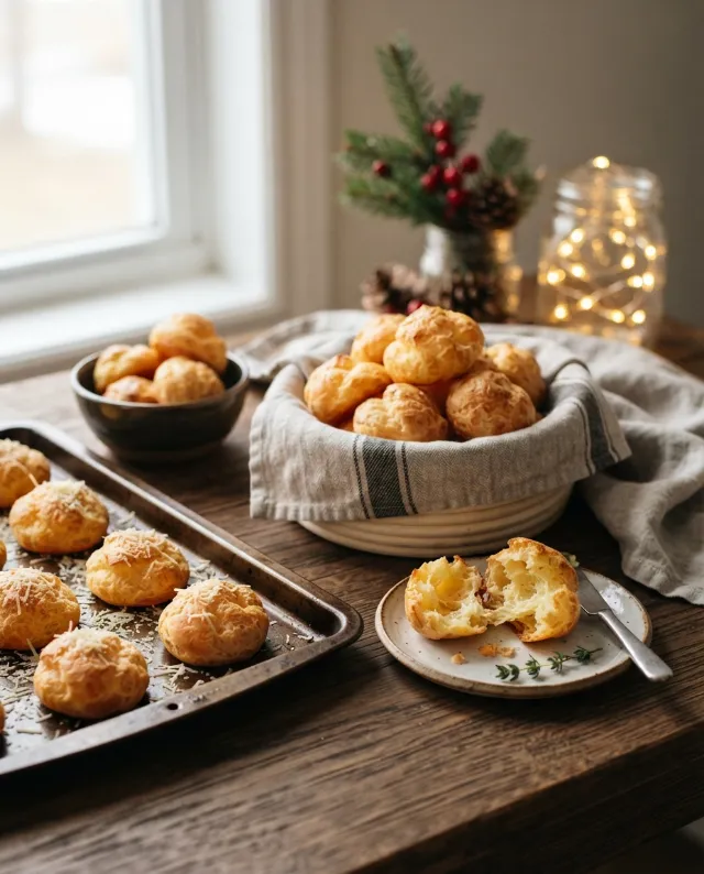 Gougères à l’emmental