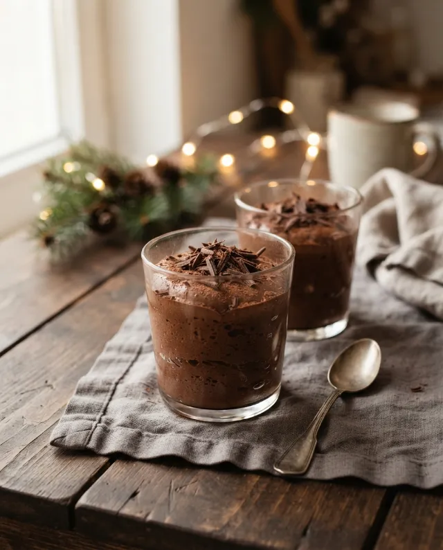 Mousse au chocolat noir