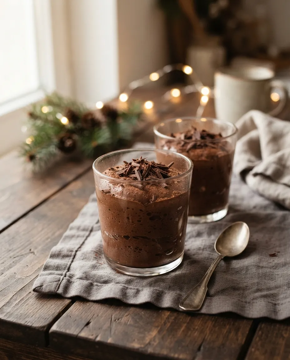 Mousse au chocolat noir